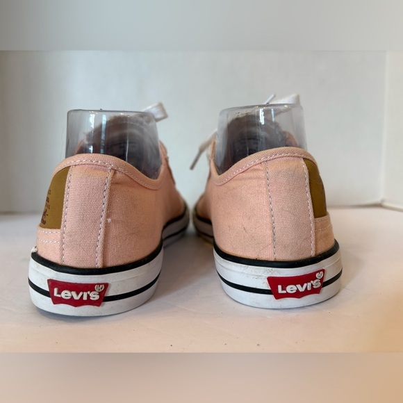 Levi’s Stan Buck Chuck Taylor style peach canvas sneakers size 6.5 - Picture 7 of 10